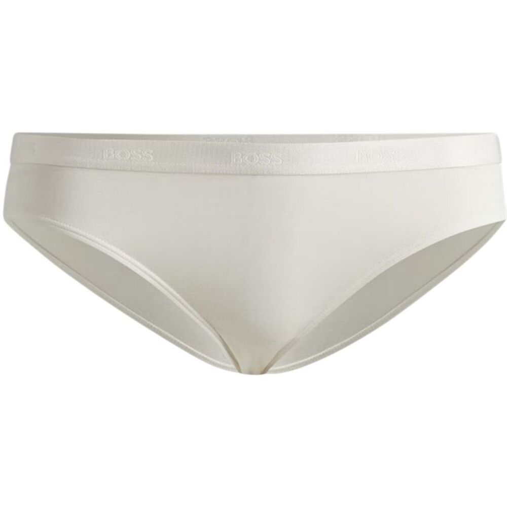 Boss Womens/Ladies Logo Briefs / White